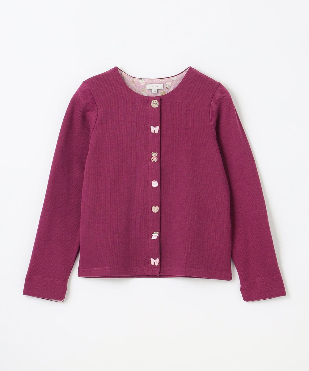 ANY KIDS スイーツ スナップボタン カーディガン 