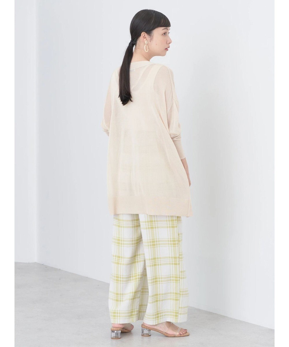 earth music&ecology 接触冷感シアーＢＩＧカーディガン 