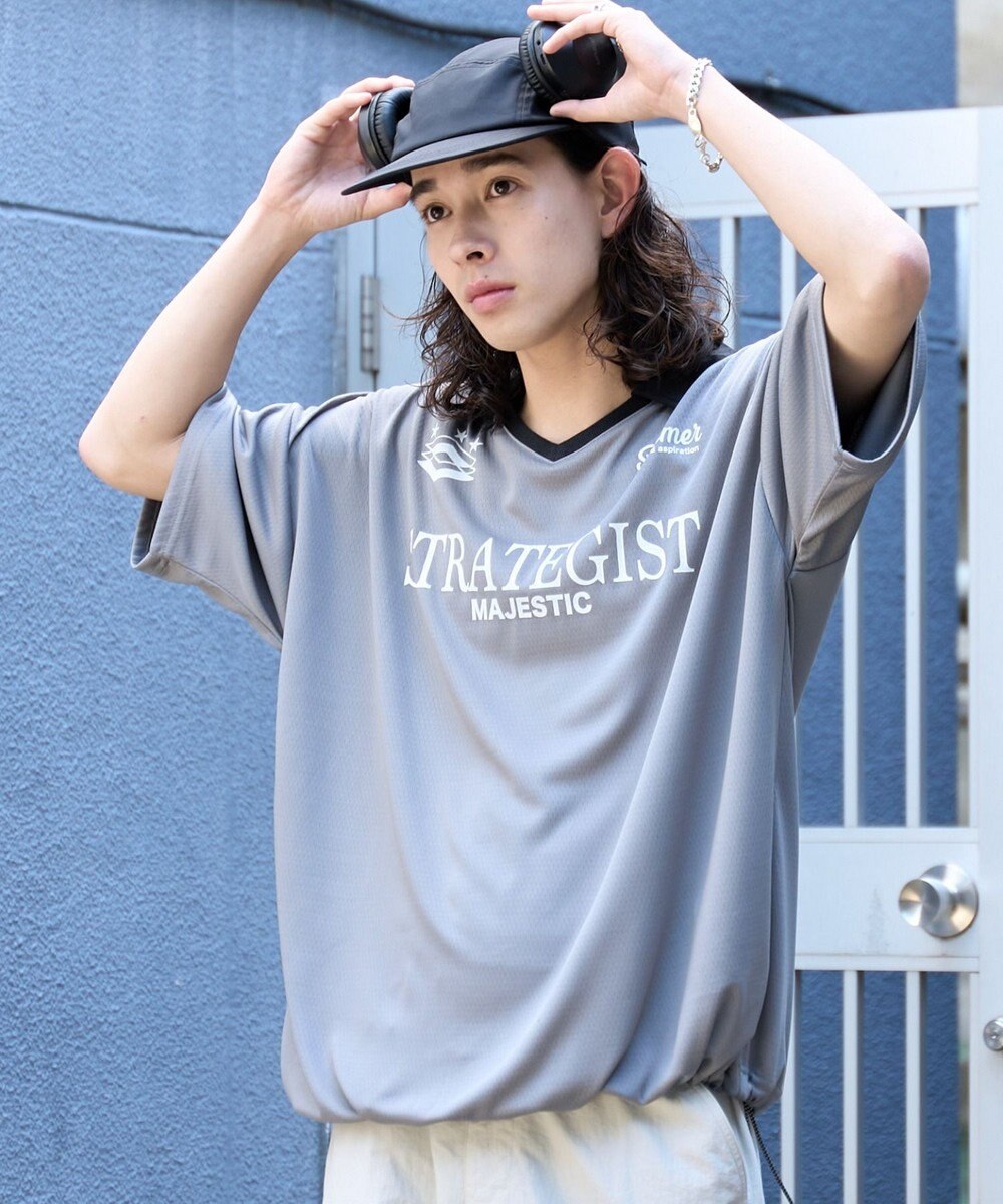 WEGO 【ユニセックス着用ITEM/MLサイズ展開】ドロストゲームシャツプルオーバー 