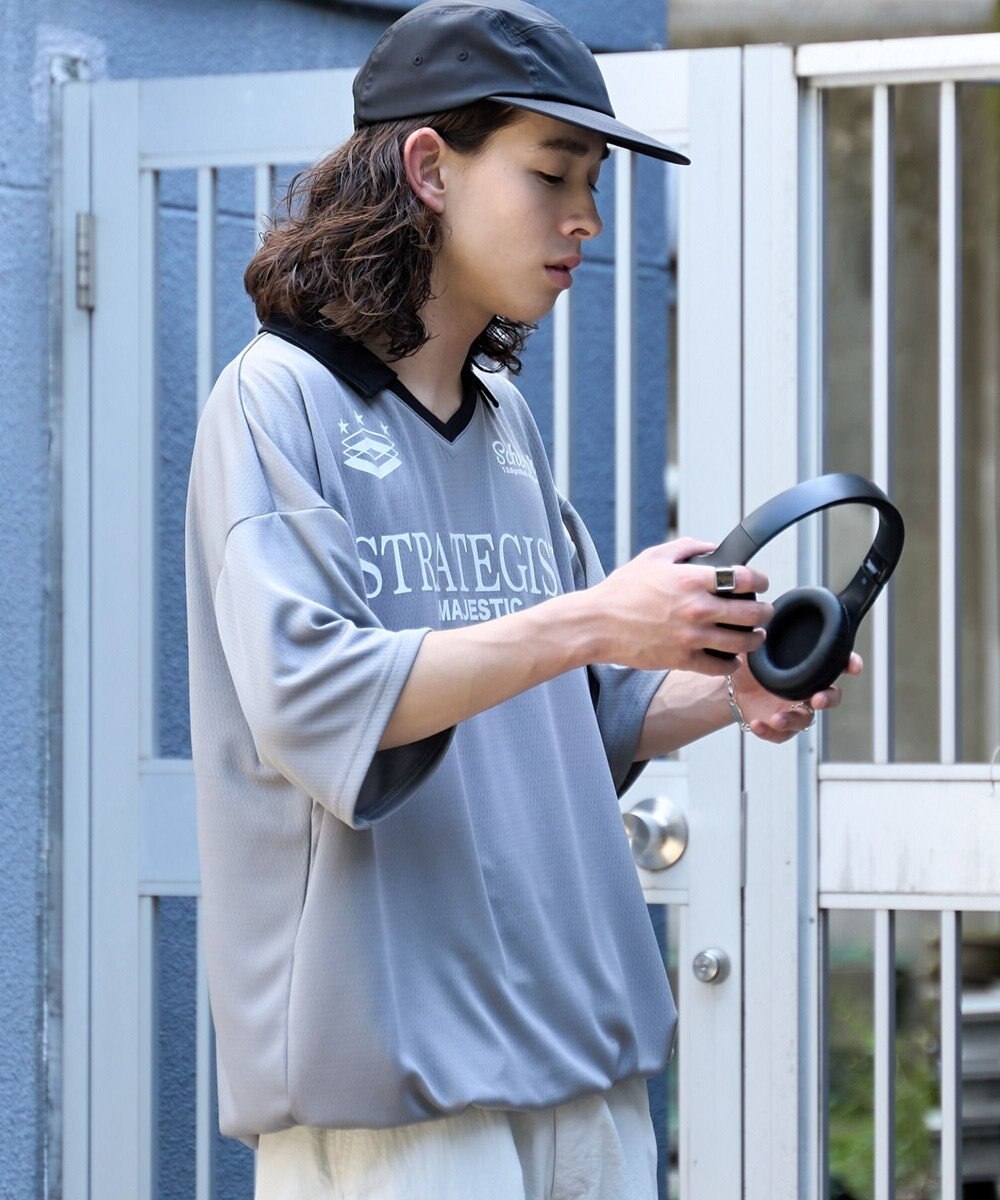 WEGO 【ユニセックス着用ITEM/MLサイズ展開】ドロストゲームシャツプルオーバー 