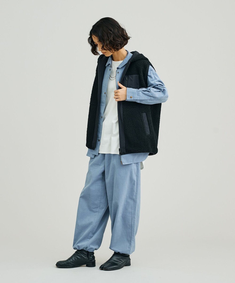 J.PRESS YORK STREET 【UNISEX】リバーシブル ボアベスト 