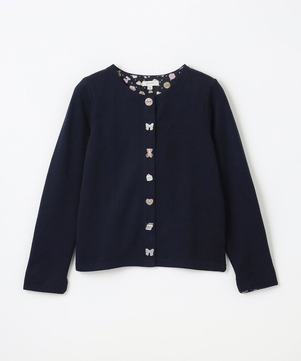 ANY KIDS スイーツ スナップボタン カーディガン 