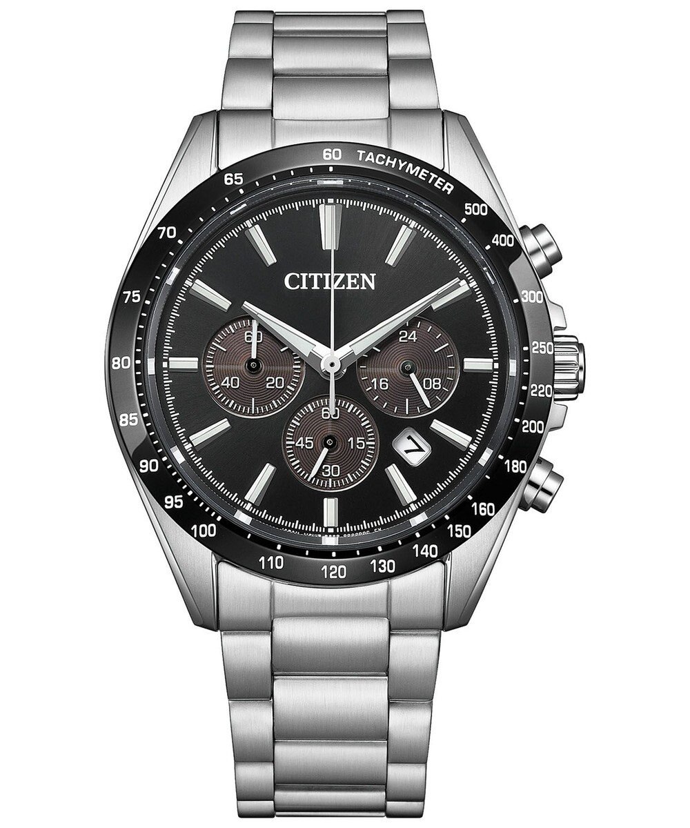 CITIZEN 【光発電エコ・ドライブ搭載】電池交換不要のクロノグラフ CA4764-57E 