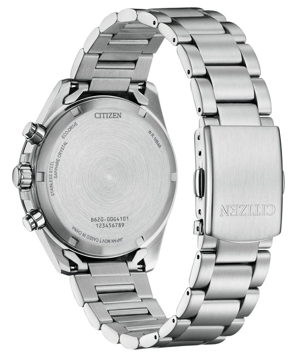 CITIZEN 【光発電エコ・ドライブ搭載】電池交換不要のクロノグラフ CA4764-57E 