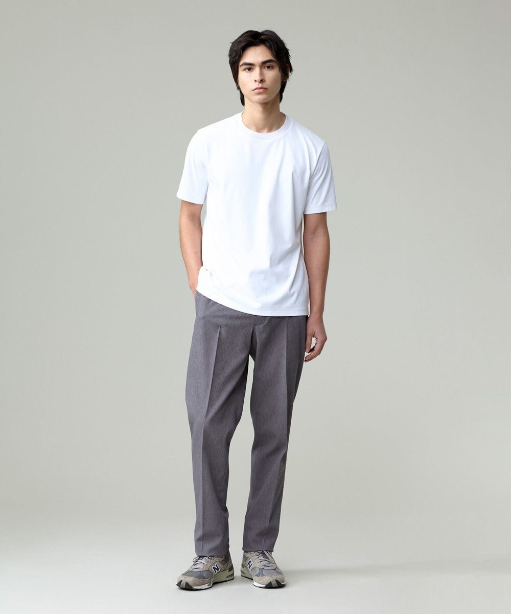 J.PRESS MEN 温度に寄り添う服。3シーズンこれ1着【調温機能 / 接触冷感】コンフォーマークルーネック Tシャツ 