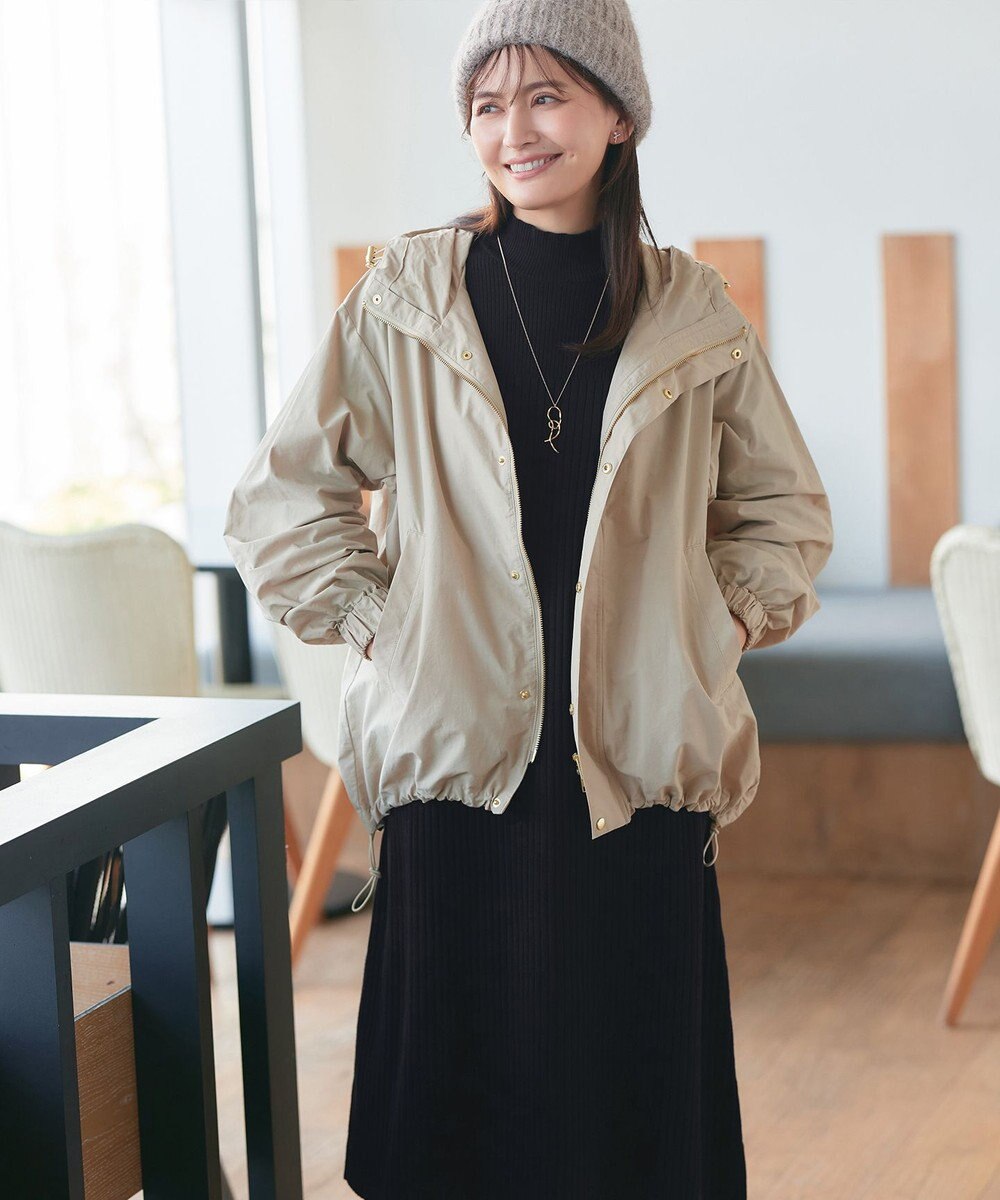 Tiaclasse 【安田美沙子さん着用・新色・XSサイズ追加】リブ切替ニットワンピース 