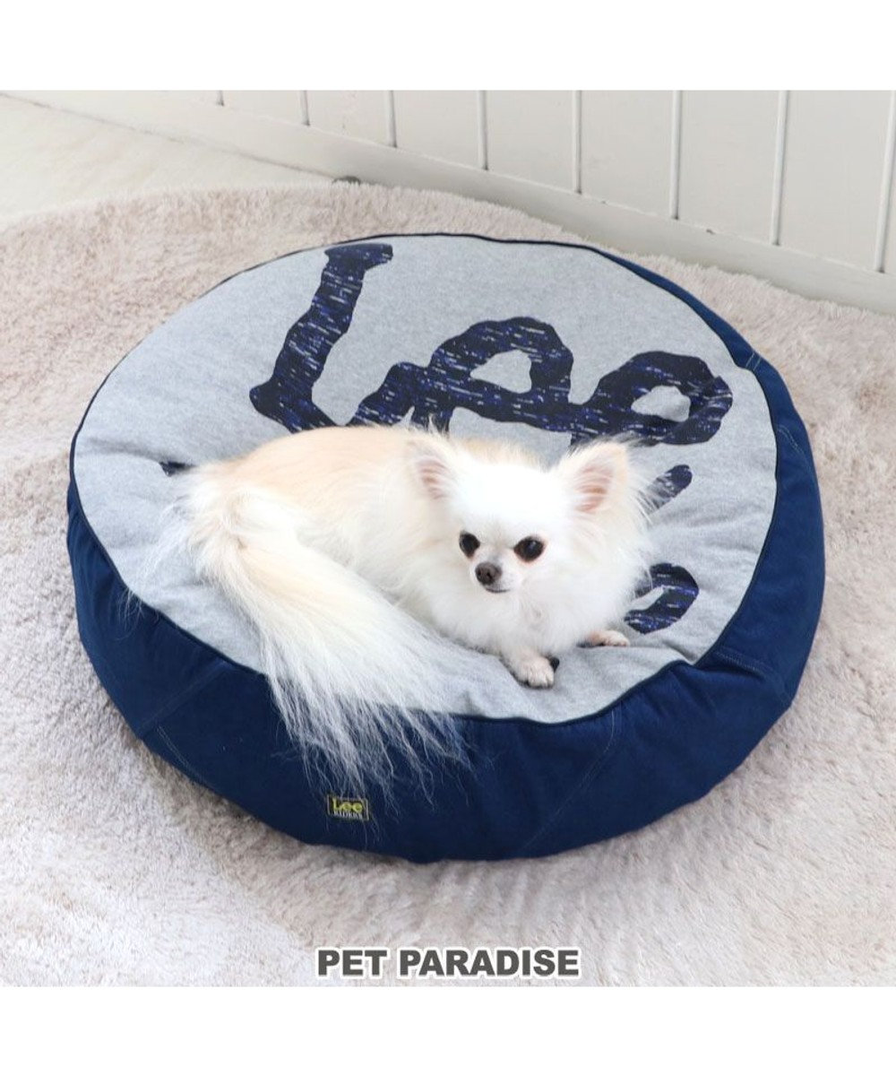 PET PARADISE 犬 カドラー クッション Ｌｅｅ ライダース クッション (60cm) 猫 小型犬 介護 ふわふわ 通年 春 夏 秋 冬 クッション ソファ カドラー おしゃれ 室内 グレー