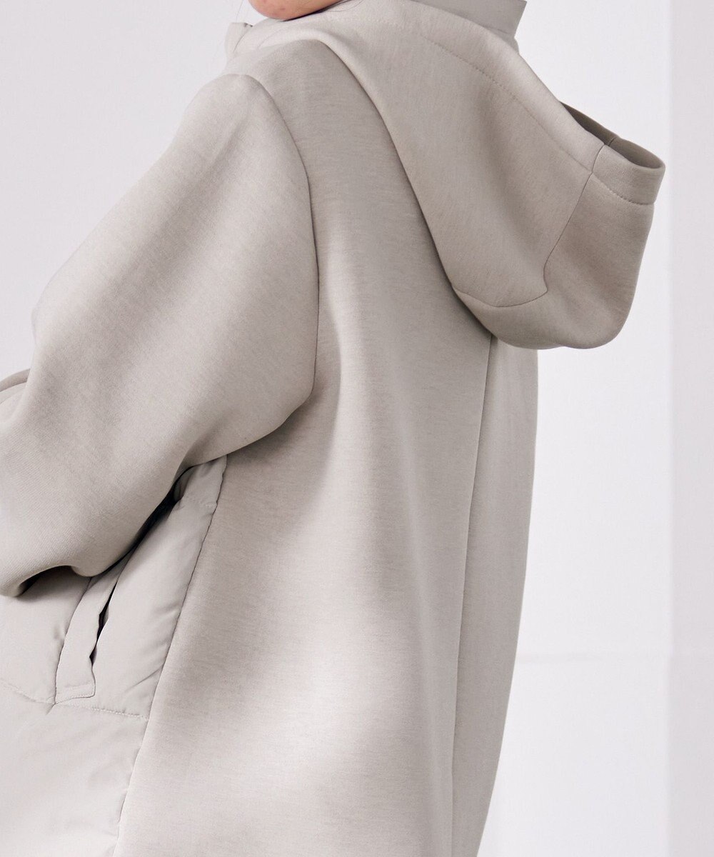 Tiaclasse ファイバーダウン×ダンボール異素材ショートコート 