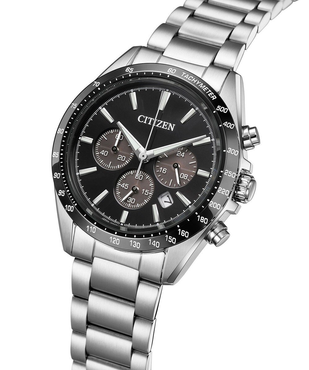 CITIZEN 【光発電エコ・ドライブ搭載】電池交換不要のクロノグラフ CA4764-57E 
