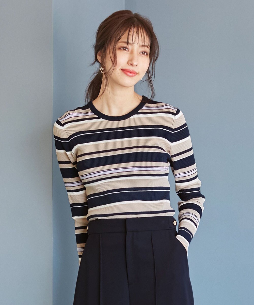 洗える マルチボーダーリブ ニット Any Sis ファッション通販 公式通販 オンワード クローゼット 洗える マルチボーダーリブ ニット Any Sis ファッション通販 公式通販 オンワード クローゼット