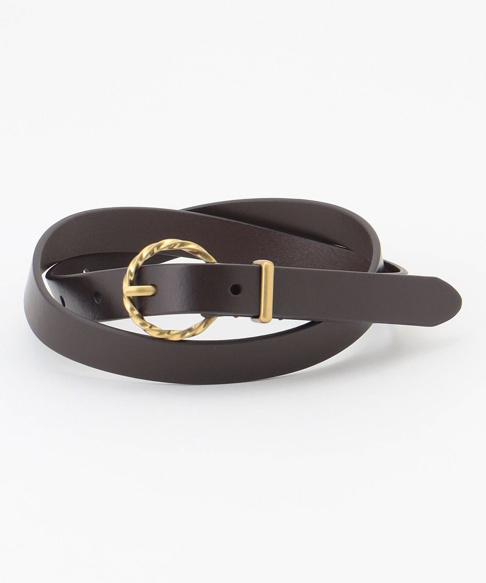 組曲 ツイストバックルレザーベルト 