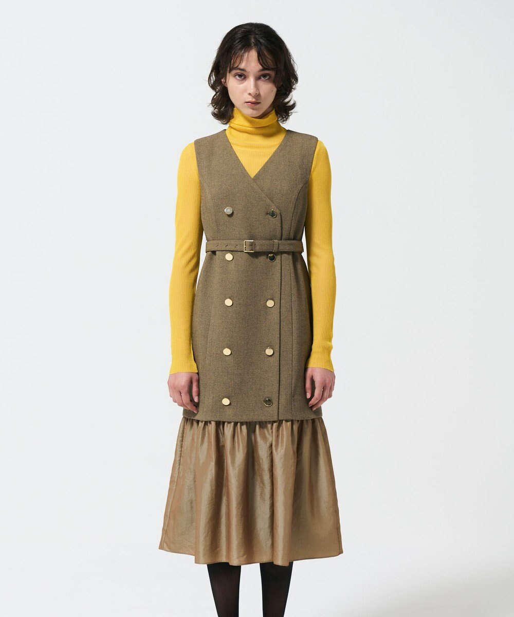 GRACE CONTINENTAL カルゼコンビジレワンピース 