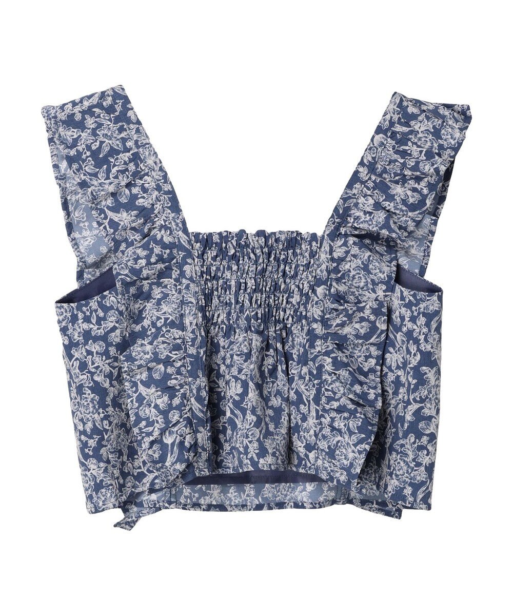 earth music&ecology 隠れウサギ柄ビスチェ 