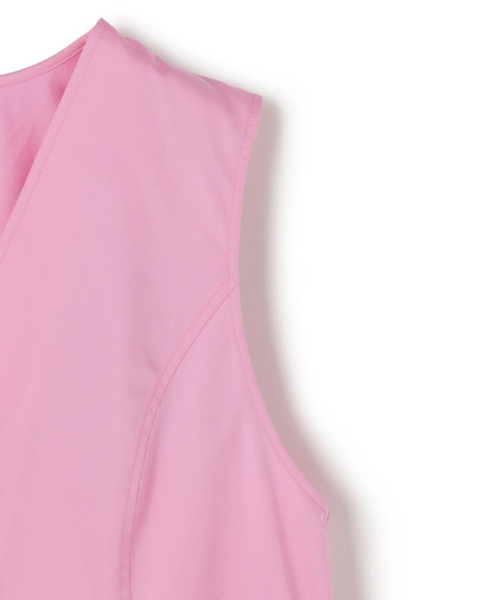 uncrave コットンクロスプレーン ペプラムジレブラウス 