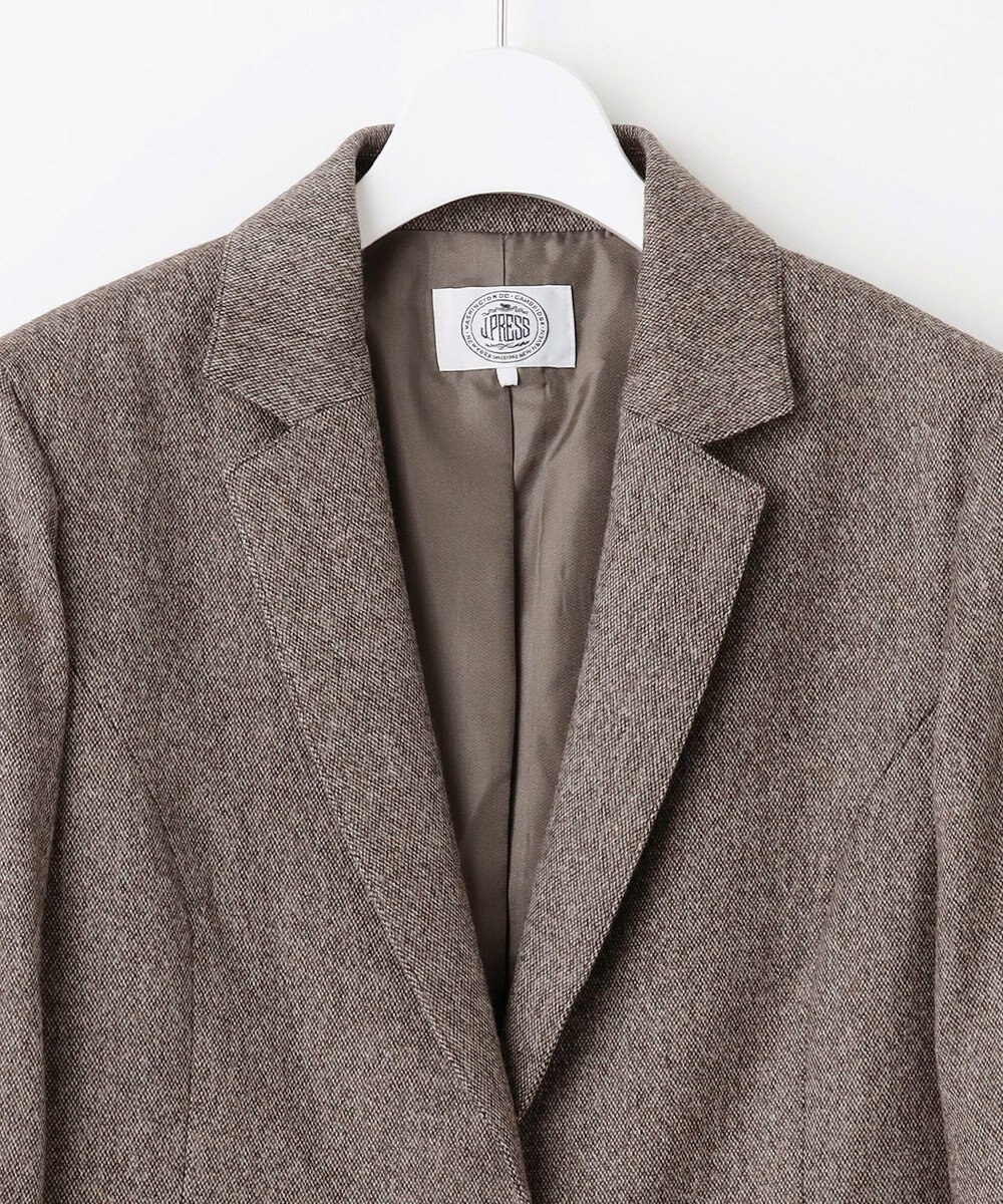 J.PRESS LADIES 【セットアップ対応】ウールストレッチツイード テーラード ジャケット 