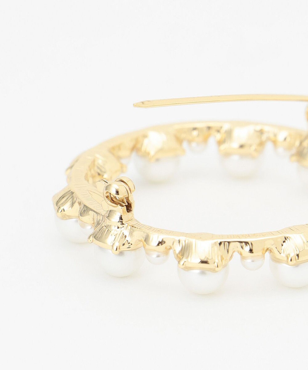 自由区 サークルパールブローチ 