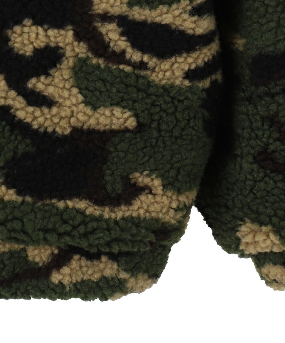 WEGO 迷彩ロゴボアパーカー 