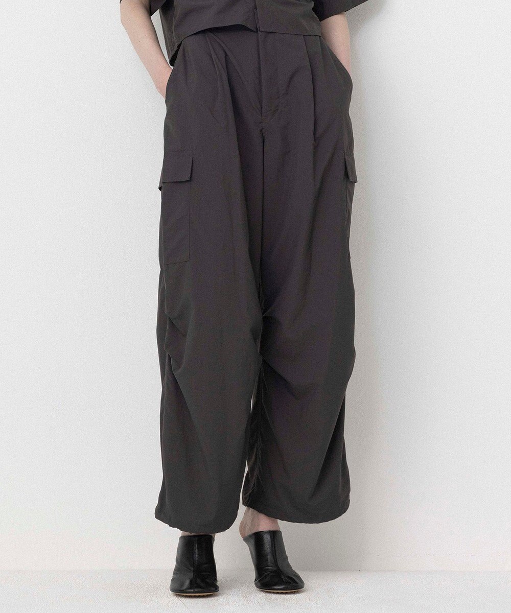NAVE 【ReNAVE・洗える/撥水加工/接触冷感/UVケア/セットアップ】ナイロンタスラン カーゴパンツ 
