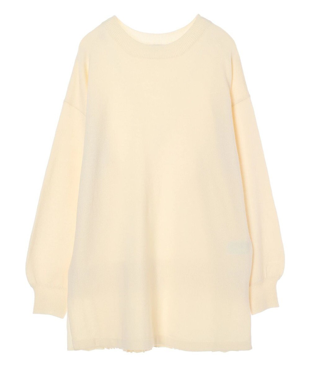 earth music&ecology バックヘムプリーツチュニック 