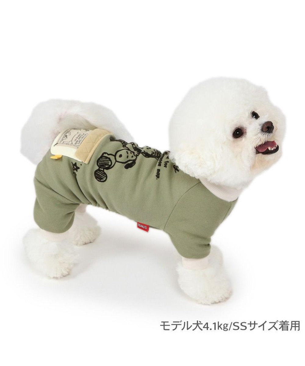 PET PARADISE スヌーピー プレミアムペティヒート ねむ ロンパース 小型犬 