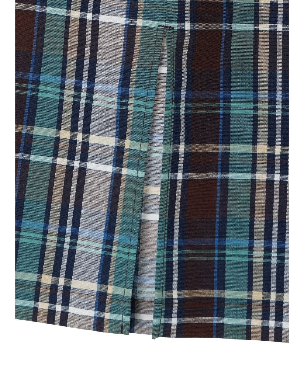 Green Parks 綿麻混イージータイトスカート 