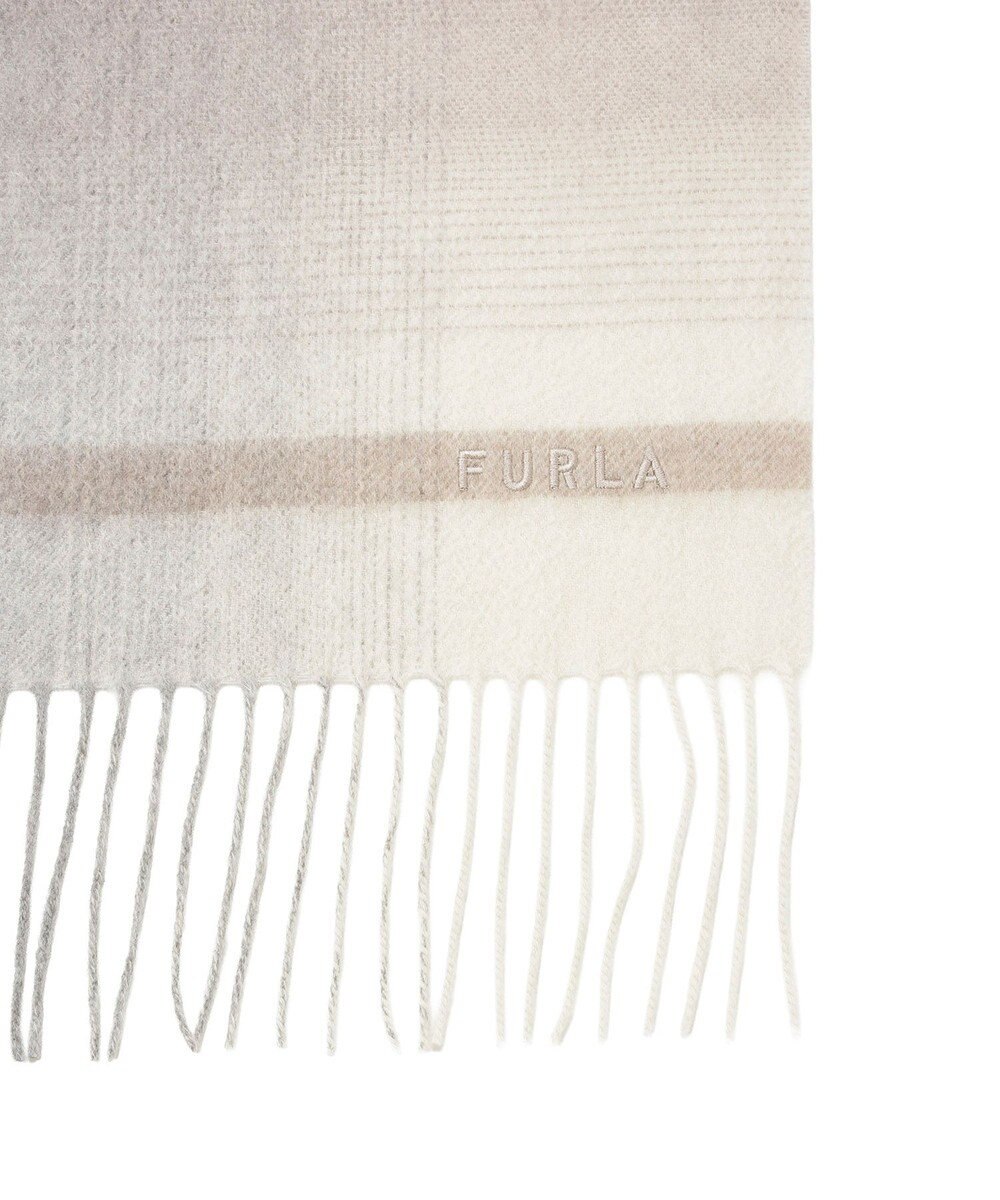 MOONBAT FURLA(フルラ）カシミヤ100％ カラーブロック オンブレー ストール 