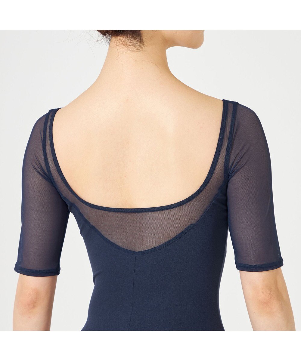 Chacott 5分袖レオタード 