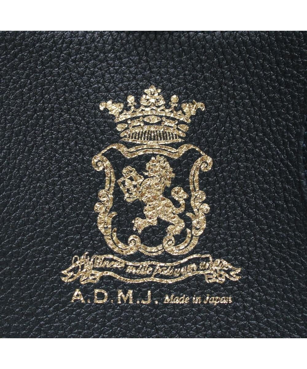 A.D.M.J. 【牛革】モーツァルト/スパニッシュレザーバイカラー金ボタントートS 