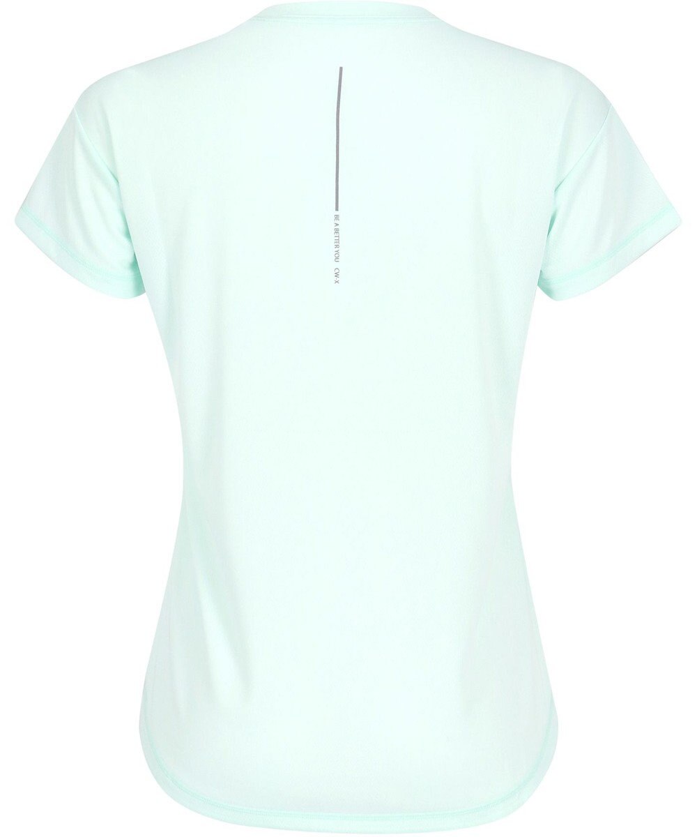 CW-X 【WOMEN】 CW-X トップス 【薄軽ランニングシャツ】 半袖 3分袖 Ｕネック 吸汗速乾性(本体) レディース DLY155 /ワコール 