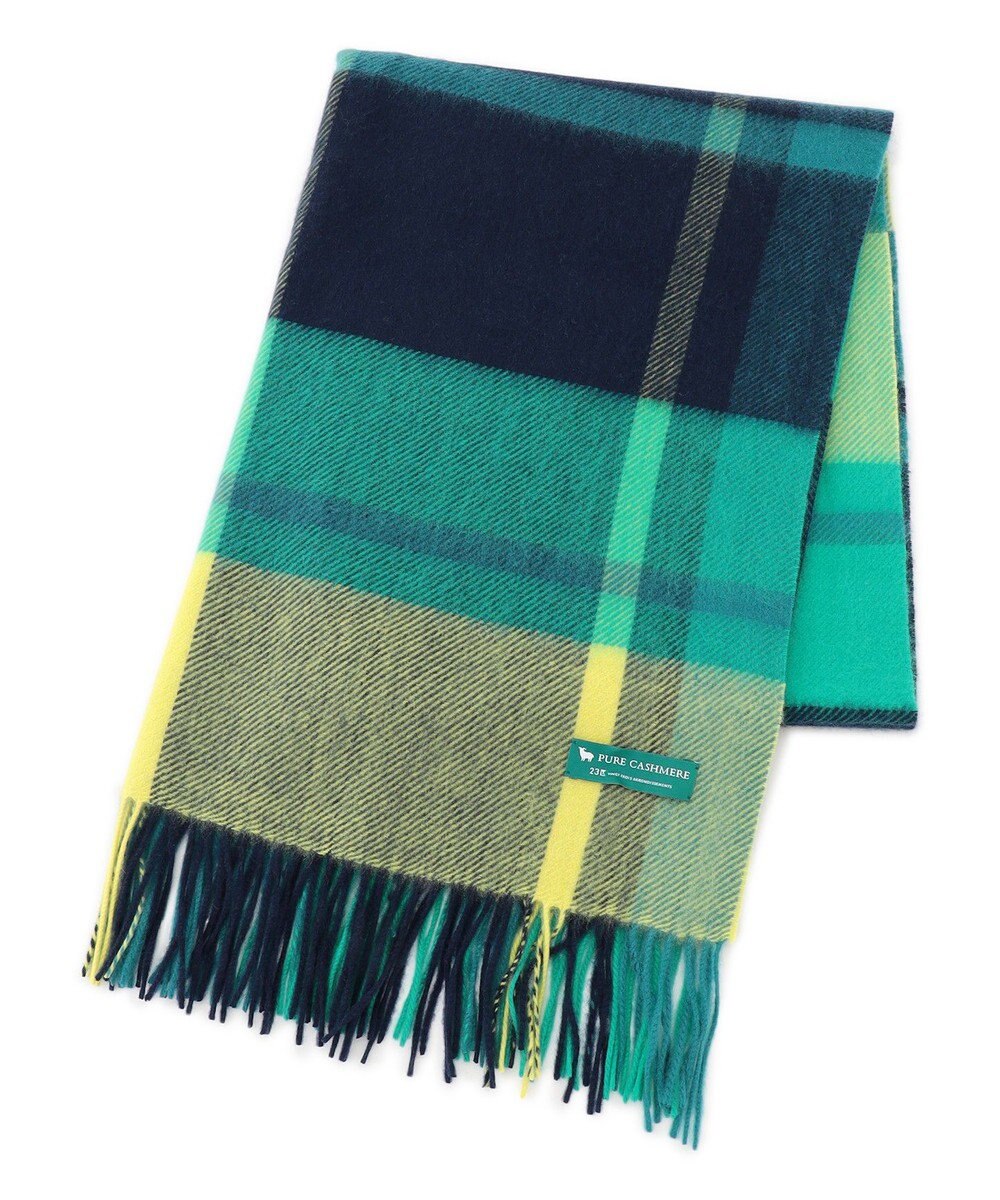 23区 【VERY掲載】カシミヤ チェック ストール 