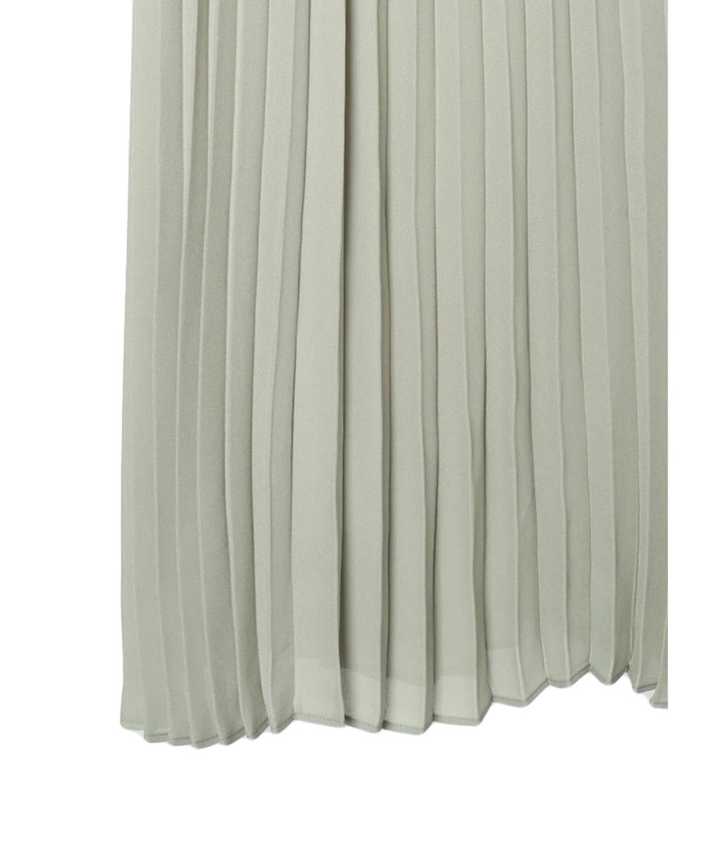 earth music&ecology ＳＥＴ２点　オーガンジー刺繍＋プリーツワンピース 