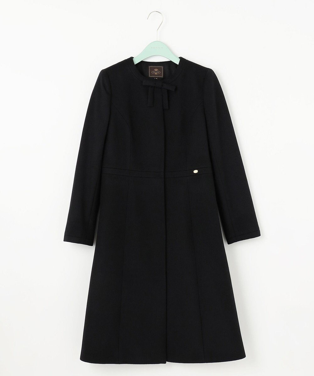 TOCCA 【WEB限定カラー有り】【消臭】MILKY PUFF リボンウールコート 