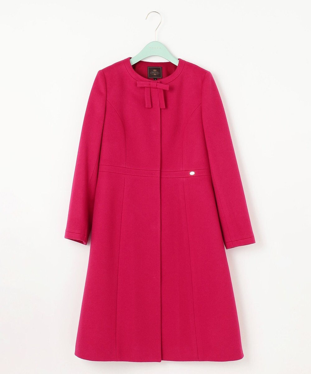 TOCCA 【WEB限定カラー有り】【消臭】MILKY PUFF リボンウールコート 