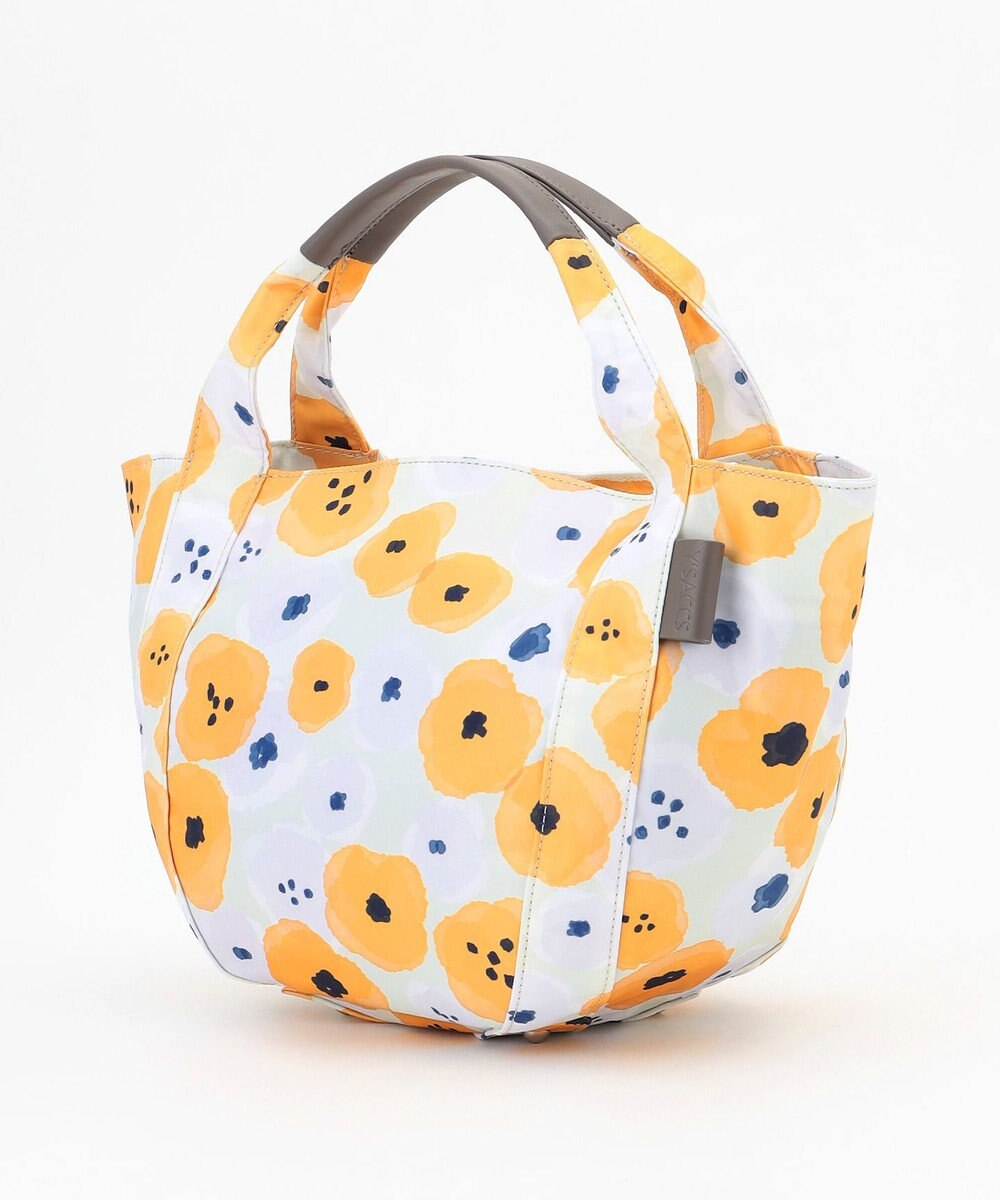 Y'SACCS 総柄プリントミニトートバッグ 