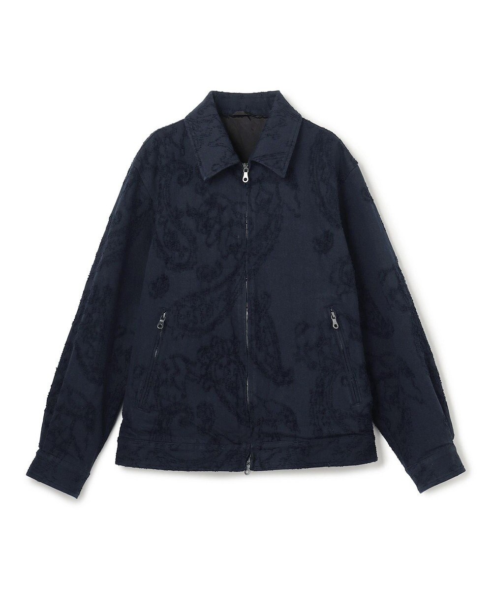 JOSEPH HOMME 【HIGH GRADE LINE】ワラカットエンブロイダリー　ジップアップブルゾン 