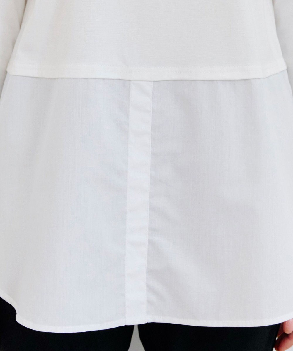 Tiaclasse 【安田美沙子さん着用・選べる裾】 レイヤードヘムカットソーTシャツ 