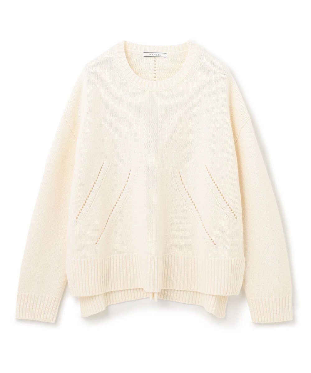 BEIGE， LIART / クルーネックニット 