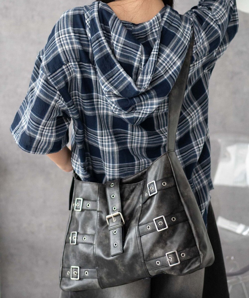 WEGO ベルトデザインBIGショルダー 