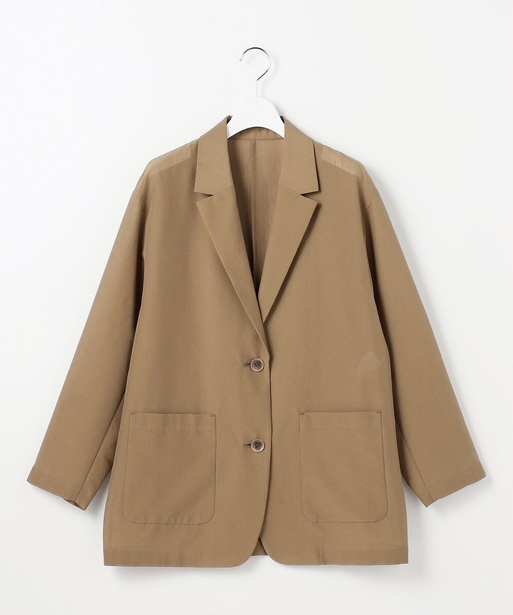 自由区 シアーボイルテーラード ジャケット 