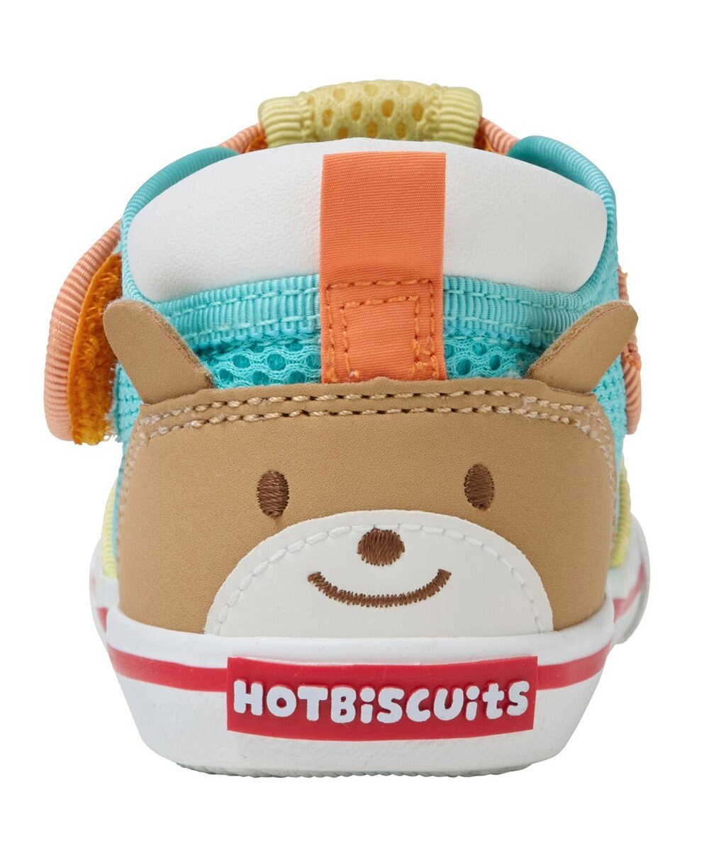 MIKI HOUSE HOT BISCUITS 【14-15cm】かかと顔 メッシュ セカンドベビーシューズ 