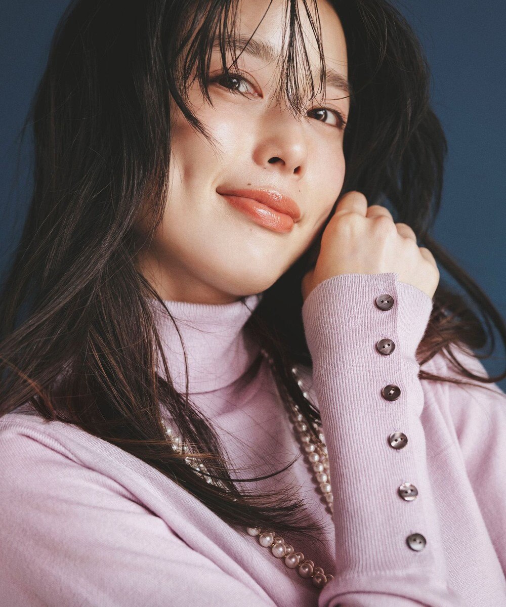 組曲 S ルーズフィットタートル ニット 