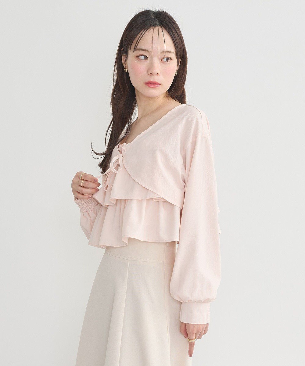 earth music&ecology ティアードアンサンブルブラウス 