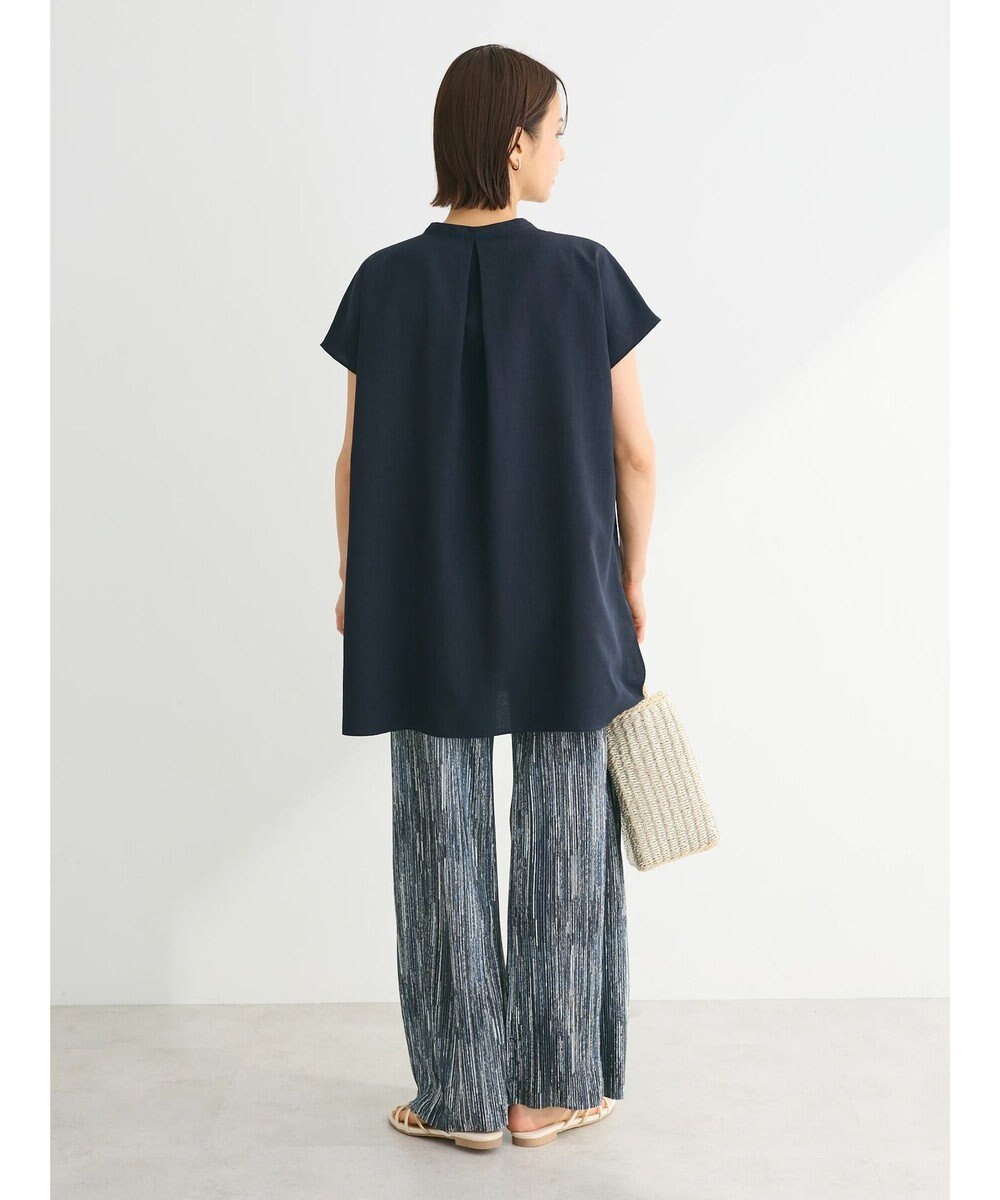 Green Parks 接触冷感　比翼ボタンチュニック 