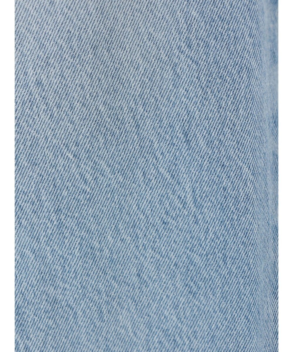 earth music&ecology ウ゛ィンテージ加工セルフカットワイドデニム 