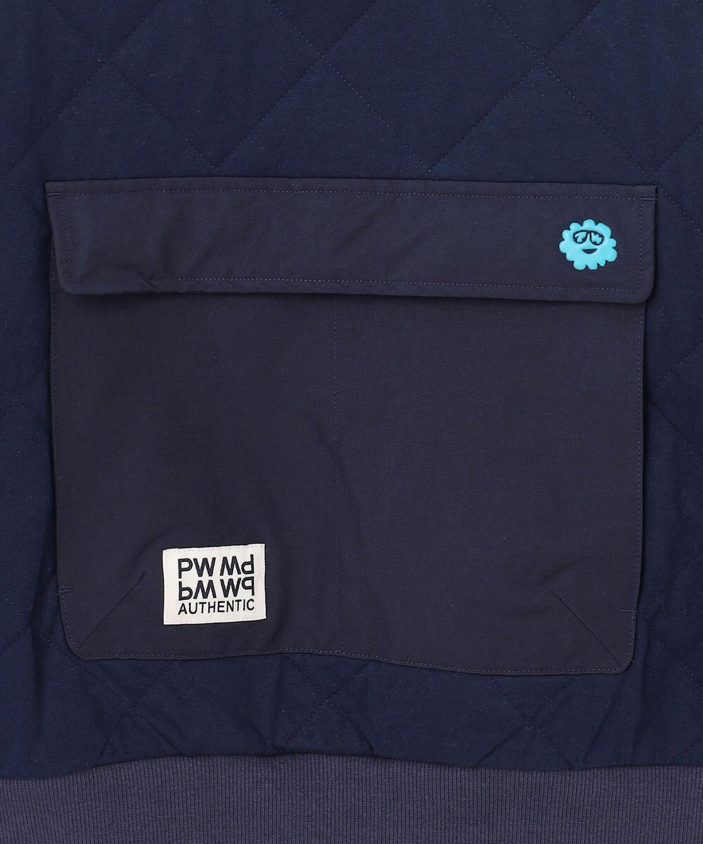 PW CIRCULUS 【裏地付き/防寒】【WOMEN】キルティングスエットプルオーバー 