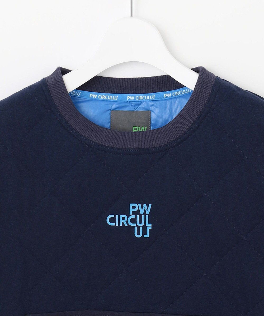 PW CIRCULUS 【裏地付き/防寒】【WOMEN】キルティングスエットプルオーバー 
