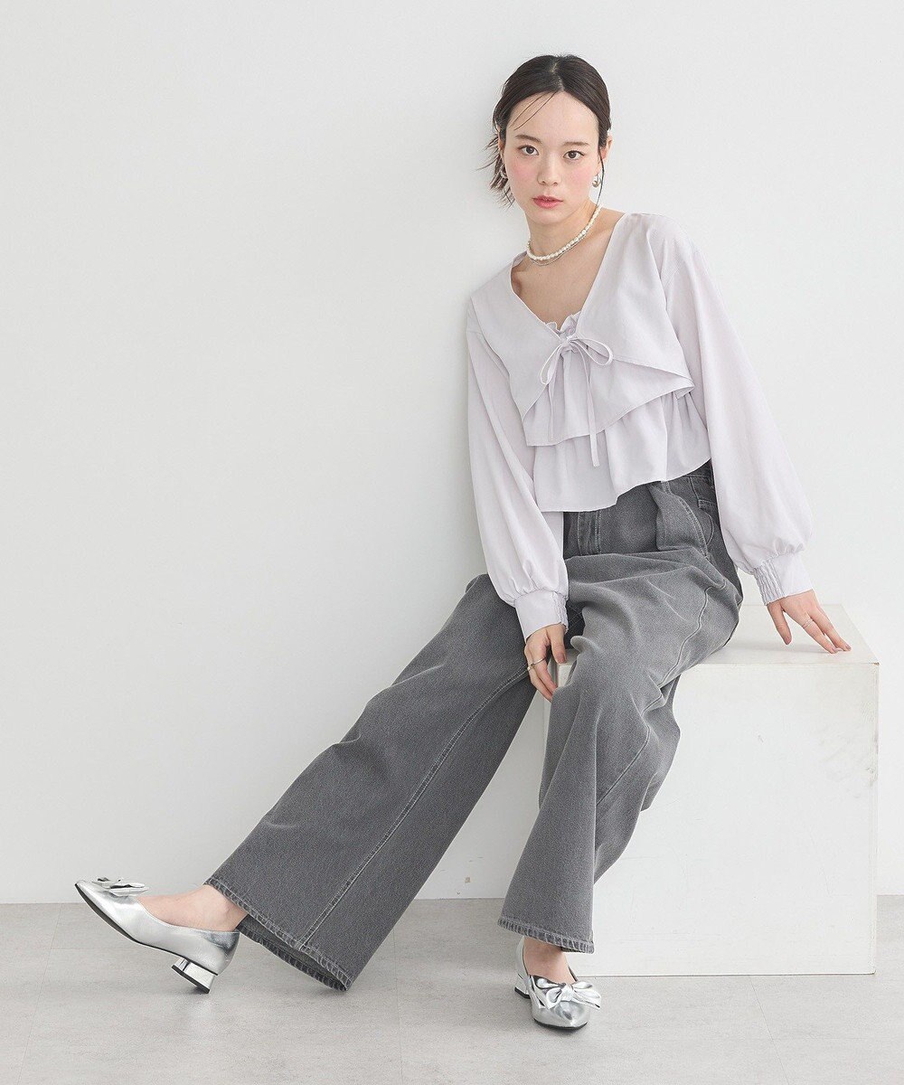 earth music&ecology ティアードアンサンブルブラウス 