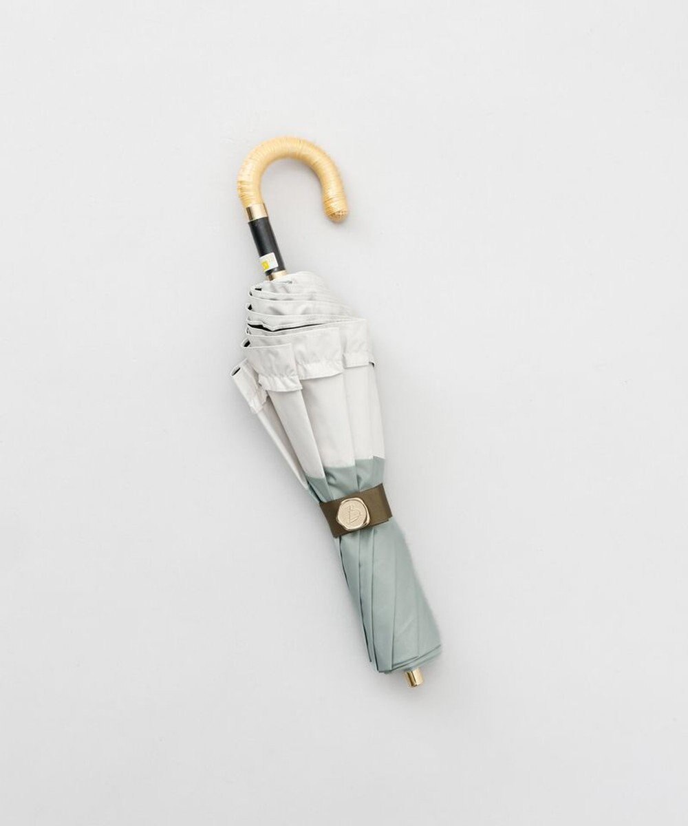 AURORA Beaurance （ビューランス）バイカラーフリル晴雨兼用パラソル（折りたたみ傘） 