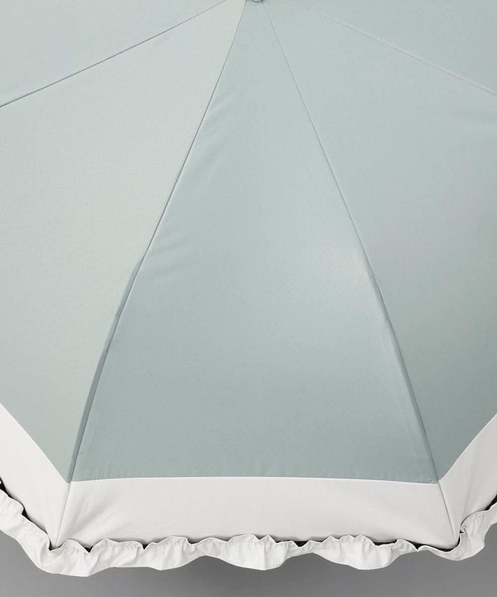 AURORA Beaurance （ビューランス）バイカラーフリル晴雨兼用パラソル（折りたたみ傘） 