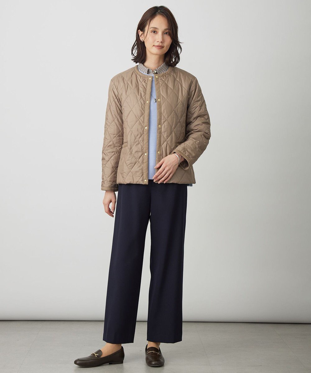 J.PRESS LADIES SOFTサーモ2way ストレート パンツ 